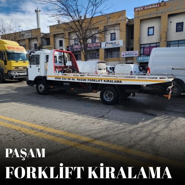 Ankara Çubuk forklift kiralama firması yük taşıma operasyonu